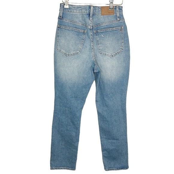 Madewell NWT Curvy Perfect Vintage Distressed Jeans Women's 24 #NC352 - Picture 4 of 11